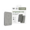 PanzerGlass empower - Bezdrôtová PowerBank 5000 mAh 20 W, kompatibilná s MagSafe, Qi2/USB-C, titán, šedá EM82419