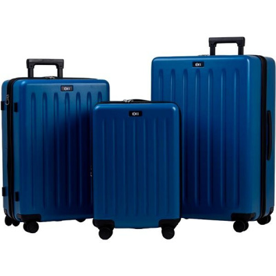 ROWEX Extra odolný cestovný kufor s TSA zámkom Stripe, modrý, súprava 3 ks 4173_MOD