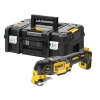 DCS356NT DEWALT 18 V AKU BEZUHLÍKOVÁ OSCILAČNÍ MULTIBRUSKA S PŘÍSLUŠENSTVÍM, BEZ BATERIE A NABÍJEČKY, KUFR T-STAK