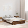 zahrada-XL Rám postele s úložným prostorem Staré drevo 120 x 200 cm 3335307
