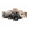 Vzor sklo retro auto lady GEA125x70-3467 (Vzor sklo retro auto lady GEA125x70-3467)