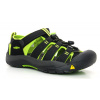 KEEN NEWPORT H2 1009965 black/lime green, juniorské sandály vel.5