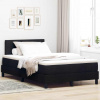 zahrada-XL Posteľ boxspring s matracom Čierna 120 x 190 cm látka 3338673