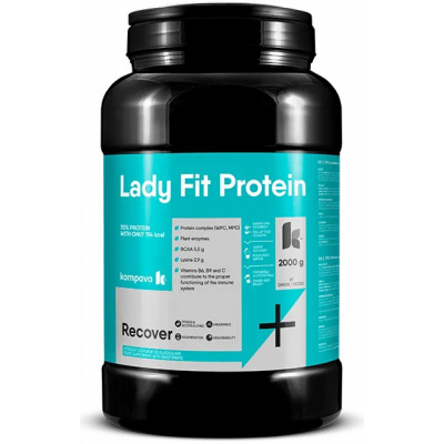 KOMPAVA LadyFit Protein 2000 g Príchuť: vanilka-smotana