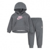 Nike kids club fleece set | 16I319-GEH | Šedá | 86-92 CM
