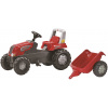 Šliapací traktor Rolly Toys šliapací traktor Rolly Junior s vlečkou červený (4006485800315)