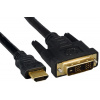 PremiumCord Kábel HDMI A - DVI-D M/M 1m kphdmd1