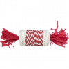 Trixie Xmas Candy Roll - 100% prírodná hračka pre hlodavce, 18 cm, červená/biela