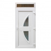Plastové vchodové dvere jednokrídlové Dill s horným svetlíkom FIX