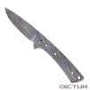 Čepel na výrobu nože 719637 - Full Tang Blade Blank, Damascus Firestorm