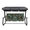 Záhradná hojdačka Rimini Black Edition s bočnými stolíkmi G058-02PB PATIO