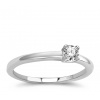 Dámsky prsteň z bieleho zlata s briliantom RN402274 0,22ct