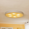 TEMAR LIGHTING Stropné svietidlo Cleo 800, Ø 78 cm sivá - CLEO 800 GREY