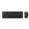 RAPOO klávesnice a myš 9300M Wireless Multi-Mode Slim Mouse and Ultra-Slim Keyboard Black 6940056184627