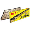 D.I.D Chain VX séria X-krúžková reťaz 530VX3 114 L zlatá/čierna