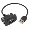 Palubná doska auta Flush Panel USB 2.0 port samec na samicu Odolný