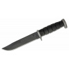 Vega KA-BAR KB-1292 D2 EXTREME FIGHTING/UTILITY KNIFE taktický nôž 18 cm, celočierna, Kraton G, puzdro