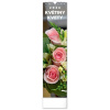 NOTIQUE Nástenný kalendár Květiny – Kvety CZ/SK 2026, 12 x 48 cm
