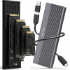 PUZDRO ADAPTÉR DISK SSD M2 NVME PCIE 2V1 USB 3.2 GEN 2 USB-C VRECKO M.2