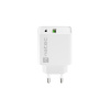 Univerzálna nabíjačka Natec RIBERA 20W 1X USB-A + 1X USB-C, biela (NUC-2061)