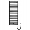 Aqualine Direct-E elektrický ohrievač 600x1680 mm 800 W čierny ILE66TB
