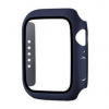 Ochranné puzdro Coteetci polykarbonátové pouzdro s ochranou displeje pro Apple Watch 41 mm modrá 25002-BL