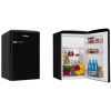 Chladnička amica ks15614s black retro e 85cm n (Chladnička amica ks15614s black retro e 85cm n)
