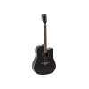 Dimavery DR-520, elektroakustická kytara typu Dreadnought, černá