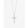Strieborný prívesok s retiazkou Kríž, kríž so zirkónmi Preciosa
