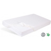 BABYMATEX Plachta nepremokavá s gumičkou Bamboo 70x140 cm biela