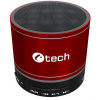 Repro C-TECH SPK-08R, bluetooth, červený