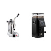 La Pavoni Stradivari Professional Lusso + Rancilio STILE, black