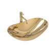 Rea Royal Gold 62 umývadlo na dosku, lesk, REA-U4545