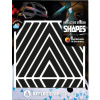 Reflexné nálepky Reflective Berlin Reflective Shapes - Cherokee - black uni