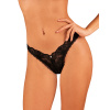 Elegantné tangá Donna Dream thong - Obsessive XL/2XL černá