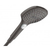 Hansgrohe Raindance Select E - Sprchová hlavica, 3 prúdy, EcoSmart, kefovaný čierny chróm 28728340