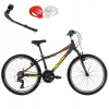HORSKÝ BICYKEL MTB 24 PALCOV SHIMANO ROMET RAMBLER PRE CHLAPCA ĽAHKÝ