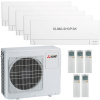 Klimatizácia Mitsubishi AY 5x multisplit (4x 2kW + 3,5kW) + vonk.j. 10,2kW