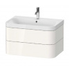 Duravit Happy D.2 Plus - Skrinka s umývadlom, 48x78x49 cm, 2 zásuvky, biela vysoký lesk HP4347O2222