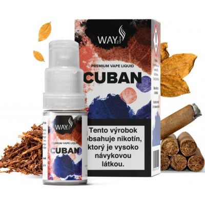 WAY to Vape liquid - Cuban 10ml / 3mg
