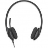 Logitech Headset Stereo H340/ drátová sluchátka + mikrofon/ USB/ černá 981-000475