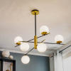 Maytoni Závesná lampa Nostalgia, šesť-plameňová - MOD048PL-06G