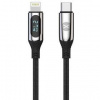 Kábel Forever GSM171011 USB-C/Lightning, 1m, černý