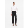 NOHAVICE KARL LAGERFELD METALLIC PANTS BLACK
