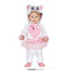 Kitty baby - biela mačička - věk 12 - 18 měsíců (82 - 88 cm)