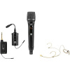 Bezdrôtový mikrofónny set 1 x ručný, 1 x náhlavový mikrofón, BP FAS TWO Omnitronic