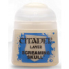 Games-Workshop Citadel Layer Paint (Screaming skull) - krycia farba, sivá
