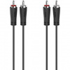 Kábel Hama audio, 2x Cinch/2x Cinch, 3m (205258) čierny
