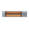 Nástenný krb s funkciou elektrického ohrevu Home odtiene šedej 230 W 53,5 x (FK 24)