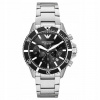 PÁNSKE HODINKY EMPORIO ARMANI POTÁPAČKY AR11360 (ELEGANTNÉ PÁNSKE STRIEBORNÉ HODINKY EMPORIO ARMANI DIVER AR11360)